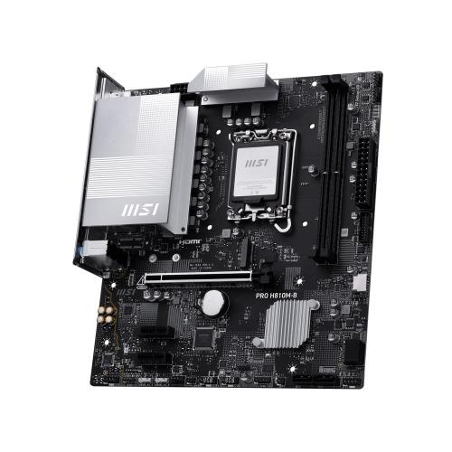 MSI PRO H810M-B 1851P DDR5 SES GLAN DP/HDMI/USB SATA3 USB3.2 mATX